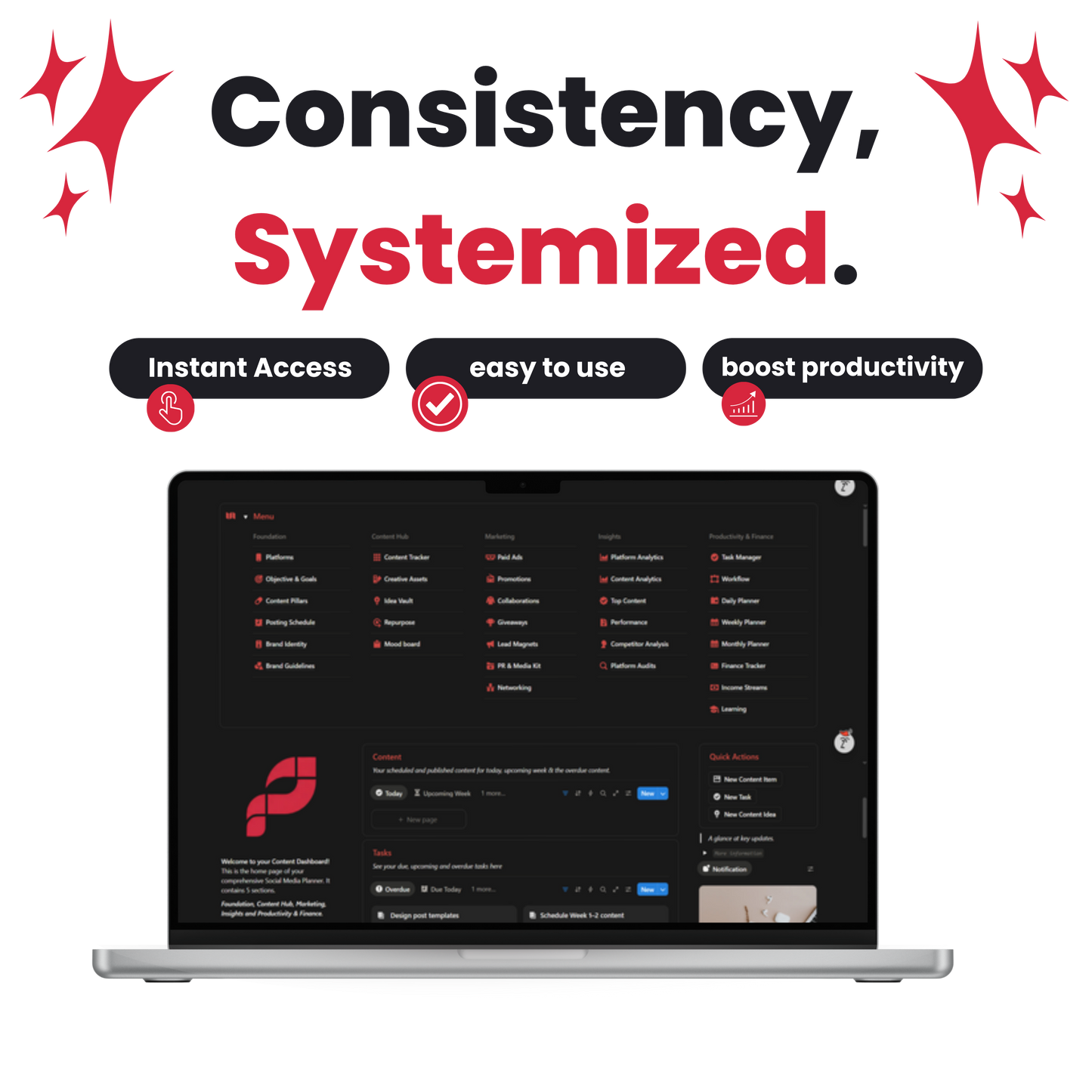 A System for Content Creators Who Want to Stay Consistent.