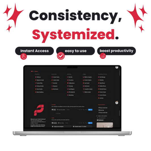 A System for Content Creators Who Want to Stay Consistent.